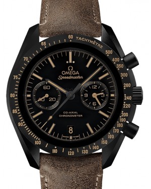 Omega Speedmaster Dark Side Of The Moon Co-Axial Chronometer Chronograph "Vintage Black" 44.25mm Black Ceramic Black Dial Leather Strap 311.92.44.51.01.006 - BRAND NEW