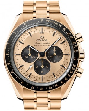 Omega Speedmaster Moonwatch Professional Co-Axial Master Chronometer Chronograph 42mm Moonshine Gold Yellow Dial 310.60.42.50.99.002 - BRAND NEW