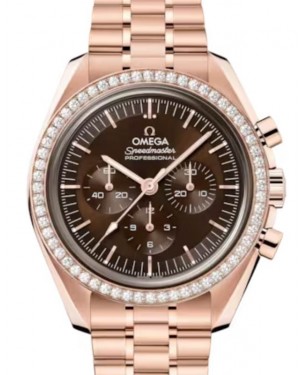Omega Speedmaster Moonwatch Professional Co-Axial Master Chronometer Chronograph 42mm Sedna Gold Brown Dial 310.55.42.50.13.001 - BRAND NEW