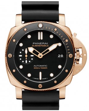 Panerai Submersible Goldtech™ Gold Copper 42mm Black Dial PAM02164 - BRAND NEW