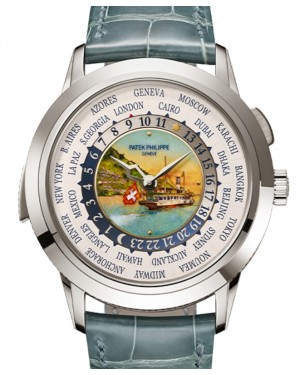 Patek Philippe Grand Complications Minute Repeater World Time White Gold Grand Feu Cloisonne Enamel Dial 5531G-001- BRAND NEW