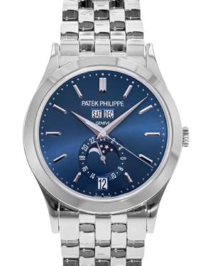Patek Philippe Complications Day-Date Annual Calendar Moon Phases White Gold Blue Dial 5396/1G-001 - BRAND NEW