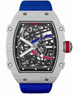 Richard Mille Extra Flat Alexis Pinturault France Carbon TPT White Blue Red RM 67-02 - BRAND NEW