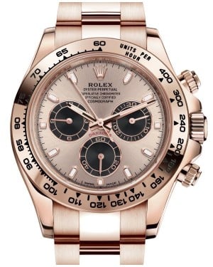 Rolex Cosmograph Daytona Rose Gold Sundust Index Dial Rose Gold Oyster Chronograph 116505 BRAND NEW
