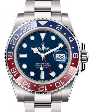 Rolex GMT-Master II White Gold Blue Dial Oyster Bracelet 126719BLRO - PRE-OWNED
