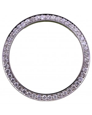 Rolex Diamond Bezel for Lady Datejust 31 - 31mm .9ct G-H Si 48 Pave Set Midsize Datejust Insert