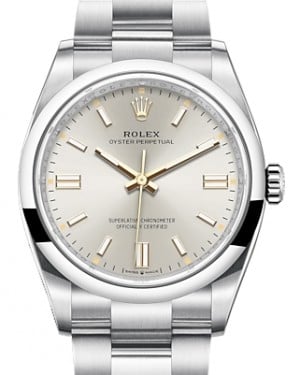 Rolex Oyster Perpetual 36 Stainless Steel Silver Index Dial & Smooth Domed Bezel Oyster Bracelet 126000 - BRAND NEW