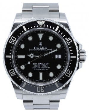 Rolex Sea-Dweller 4000 116600 Men's 40mm Black Stainless Steel Oyster Diver - PRE-OWNED 