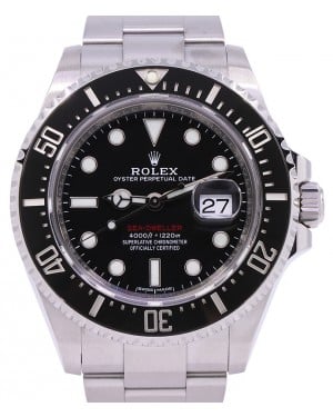 Rolex Sea-Dweller True 50th Anniversary Stainless Steel Black MK1 Maxi Dial & Ceramic Bezel Oyster Bracelet 43mm 126600 - PRE-OWNED 