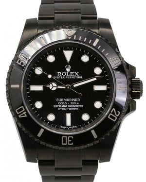 Rolex Submariner Stainless Steel PVD 40mm Black Dial 114060 - PRE-OWNED 