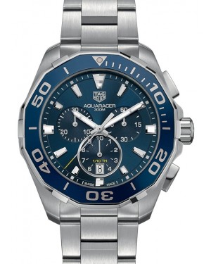 Tag Heuer Aquaracer Stainless Steel Blue Index Dial & Stainless Steel Bracelet CAY111B.BA0927 - BRAND NEW