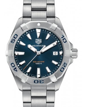 Tag Heuer Aquaracer Stainless Steel Blue Index Dial & Stainless Steel Bracelet WBD1112.BA0928 - BRAND NEW