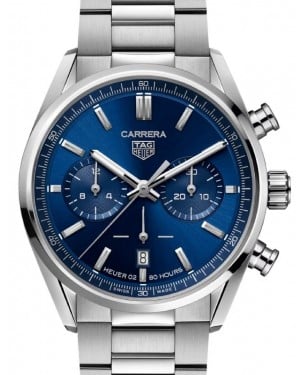 Tag Heuer Carrera Chronograph Stainless Steel 42mm Blue Dial CBN2011.BA0642 - BRAND NEW