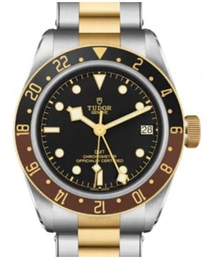 Tudor Black Bay GMT S&G Stainless Steel/Yellow Gold Black Dial Bracelet 41mm M79833MN-0001 - BRAND NEW