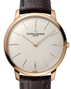 Vacheron Constantin Patrimony Manual-Winding 40mm Pink Rose Gold Silver Dial 81180/000R-9159 - BRAND NEW