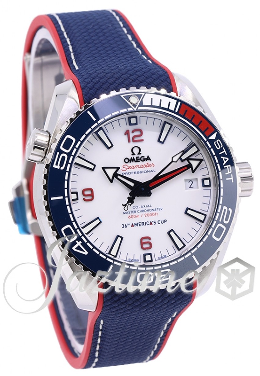 Pre-Owned Omega Seamaster Planet Ocean 600M America's Cup Limited Edition  215.32.43.21.04.001