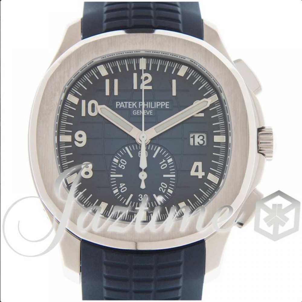 Patek Philippe Aquanaut Chronograph 18K White Gold New 2022 Men's Watch, 5968G-001