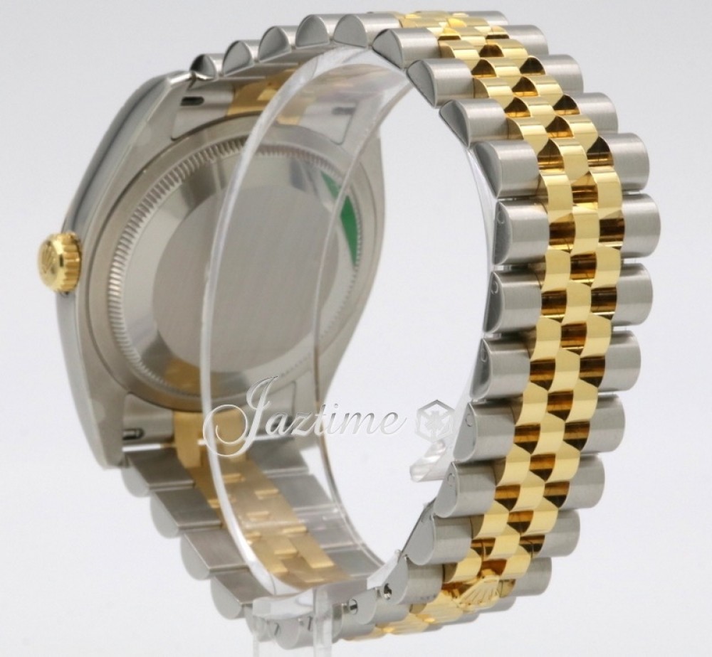 Rolex Datejust 36 Yellow Gold/Steel Silver Roman Diamond VI Dial & Flu – NY  WATCH LAB