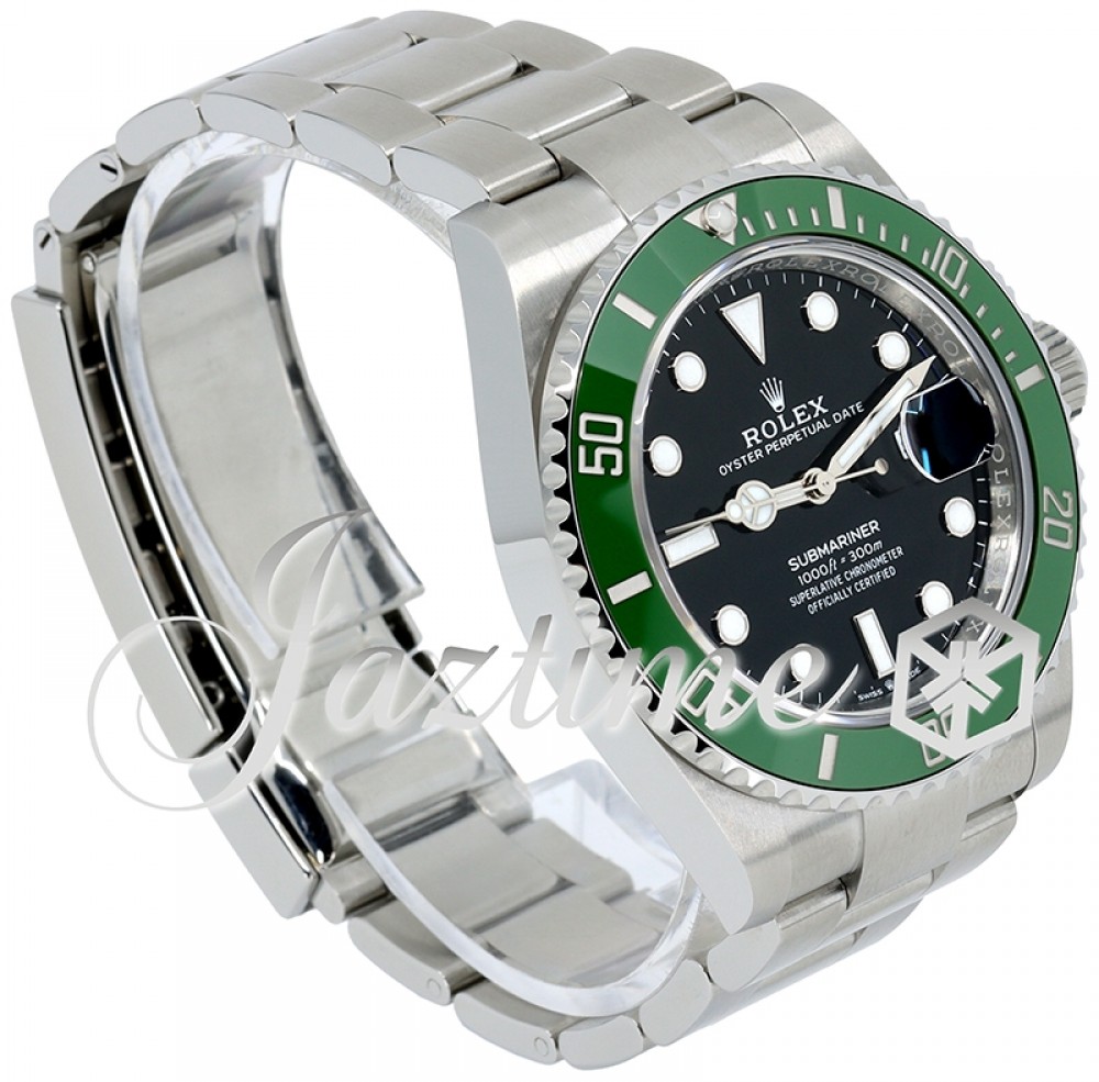 Rolex Submariner Date Kermit 41 Steel Black Dial Green Bezel 126610LV– Wrist  Aficionado
