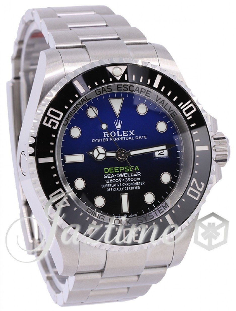 Rolex Deepsea D-Blue "James Cameron" Black/Blue Dial Stainless Steel 126660 - NEW