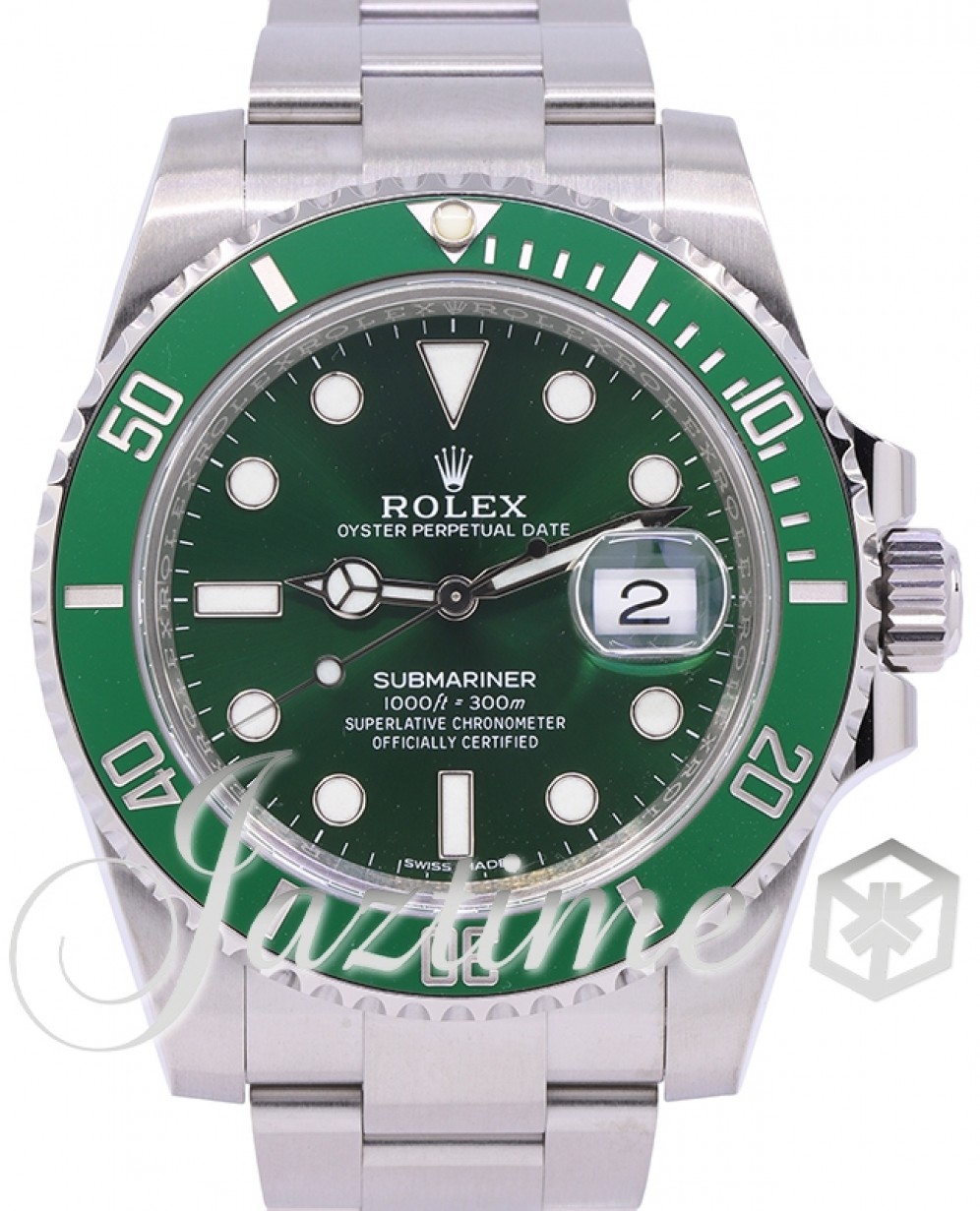 rolex 116610lv green