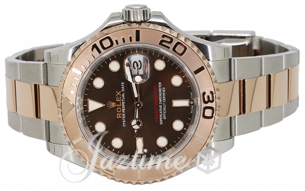 Mint Rolex Yacht Master II 126621 40mm Two-tone Rose Gold & Steel Oyster  Band Black Dial 2021 - Houston Jeweler, Custom Fine Jewelry, Swiss  Watches