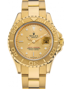 Rolex Yacht-Master 29 Yellow Gold Champagne Dial Oyster 169628 - BRAND NEW
