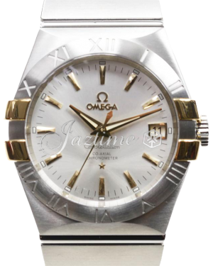 OMEGA 123.20.35.20.02.004 CONSTELLATION CO-AXIAL 35mm STEEL AND YELLOW GOLD - BRAND NEW