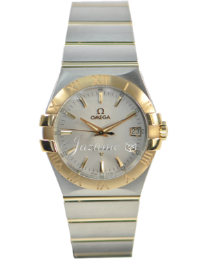 OMEGA 123.20.35.60.02.002 CONSTELLATION QUARTZ 35mm STEEL AND YELLOW GOLD - BRAND NEW