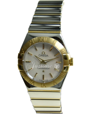 OMEGA 123.20.27.60.05.004 CONSTELLATION QUARTZ 27mm STEEL AND YELLOW GOLD BRAND NEW