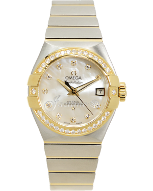 OMEGA 123.25.27.20.55.003 CONSTELLATION CO-AXIAL 27mm STEEL AND YELLOW GOLD - BRAND NEW