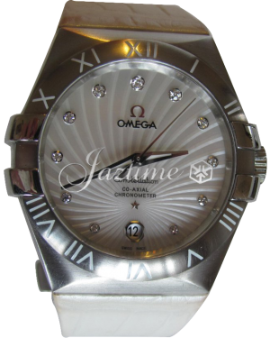 OMEGA 123.13.35.20.55.001 CONSTELLATION CO-AXIAL 35mm STEEL BRAND NEW