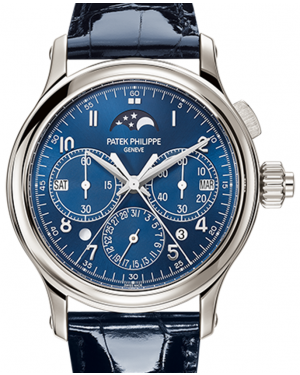 Patek Philippe Grand Complications 5372P-001 Blue Arabic Platinum Leather 38.3mm Manual-Wind - BRAND NEW