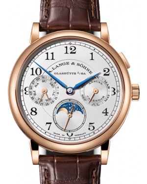 A Lange Sohne 1815 Annual Calendar Pink Rose Gold 40mm Argente Silver Dial 238.032 E - BRAND NEW