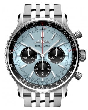 Breitling Navitimer B01 Chronograph 43 Stainless Steel Blue Dial AB0138241C1A1 - BRAND NEW