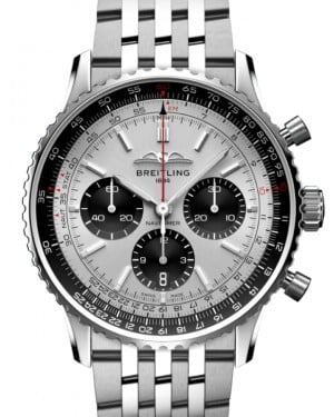 Breitling Navitimer B01 Chronograph 43 Stainless Steel Cream Dial AB0138241G1A1 - BRAND NEW