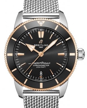 Breitling Superocean Heritage B20 Automatic 44 Stainless Steel Red Gold Black Dial UB2030121B1A1 - BRAND NEW