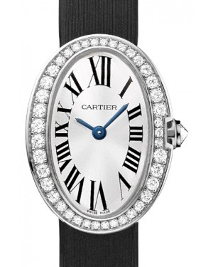 Cartier Baignoire Mini Quartz White Gold/Diamonds Silver Dial WB520027 - BRAND NEW