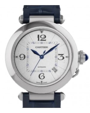 Cartier Pasha De Cartier Automatic Stainless Steel 41mm Silver Dial Interchangeable Straps WSPA0010 - BRAND NEW 