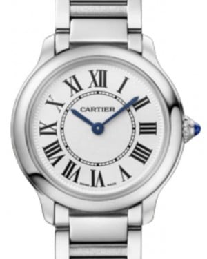 Cartier Ronde Must de Cartier Quartz Stainless Steel 29mm Silver Dial Bracelet WSRN0033 - BRAND NEW