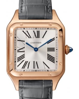 Cartier Santos-Dumont Large Rose Gold Silver Dial WGSA0021 - BRAND NEW