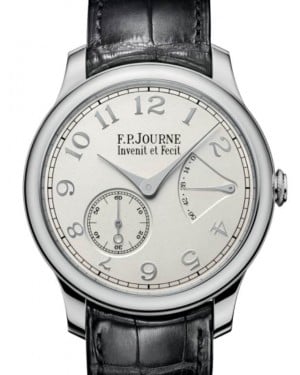 F.P.Journe Classique Chronometre Souverain Platinum 40mm Silver Dial Leather Strap - BRAND NEW