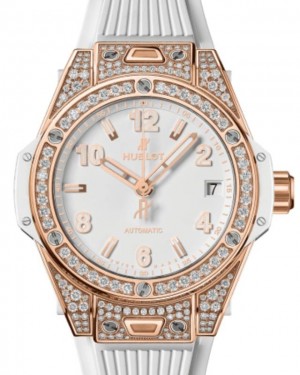 Hublot Big Bang 3-Hands One Click King Gold White Pave 39mm 465.OE.2080.RW.1604 - BRAND NEW