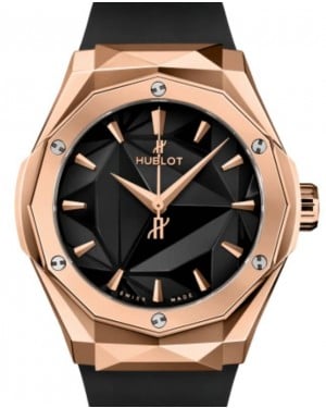 Hublot Classic Fusion Orlinski King Gold 40mm Black Dial Rubber Strap 550.OS.1800.RX.ORL19 - BRAND NEW