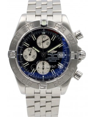 Breitling Galactic Chronograph II A13364 Men's Stainless Steel Date 