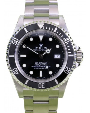 Rolex Sea-Dweller 16600 40mm Stainless Steel Oyster Diver BOX PAPERS