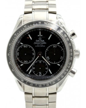 Omega Speedmaster 326.30.40.50.01.001 Racing Co-Axial Black Stainless Steel Chronograph 40mm BRAND NEW