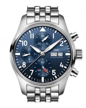 IWC Pilot's Watch Chronograph 41 Stainless Steel Blue Dial IW388102 - BRAND NEW