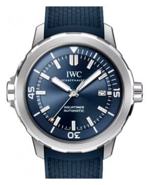 IWC Aquatimer Automatic Stainless Steel 42mm Blue Dial Rubber Strap IW328801 - BRAND NEW