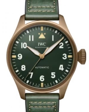 IWC Big Pilot's Watch 43 Spitfire Bronze Green Dial IW329702 - BRAND NEW